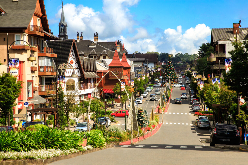 Gramado enfeitada